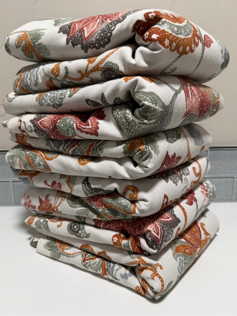 6 pair Eclipse Nina Jacobean Floral Blackout Drapes Curtains Kohl’s 50Wx94L
